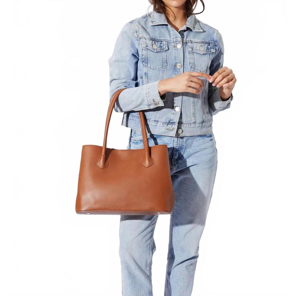 NEW MESCH women's katie tote bag in mint - Picture 3 of 4
